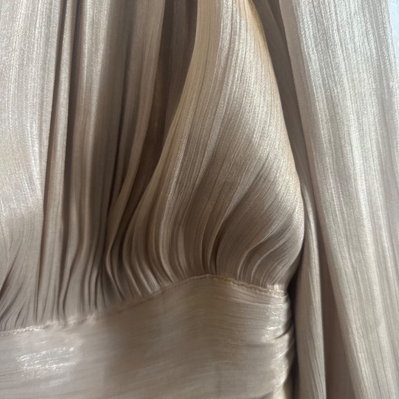 Anthropologie One-Shoulder Metallic Jumpsuit - Picture 4 of 6